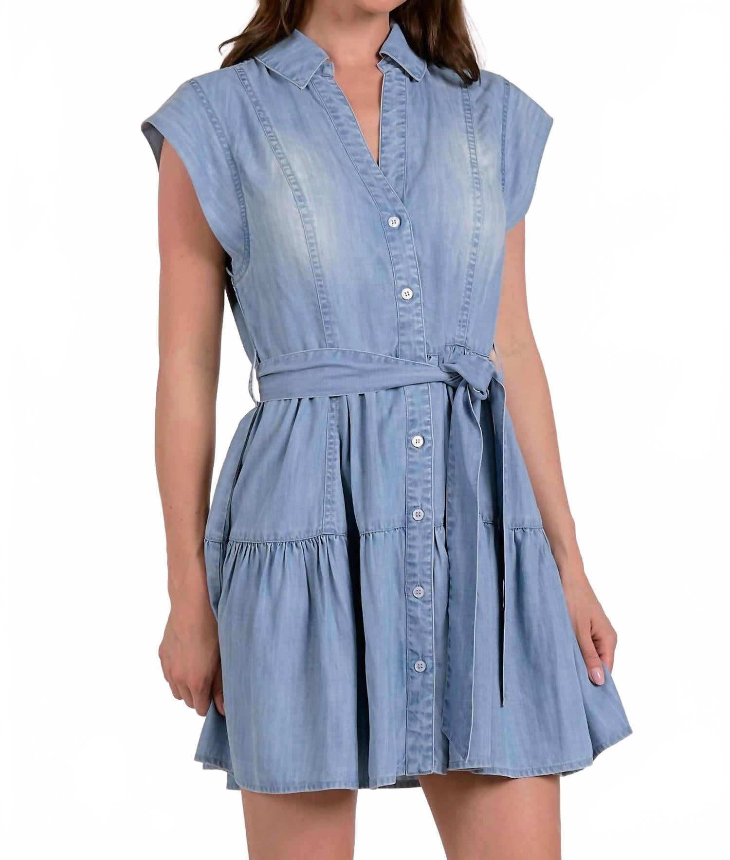 

Платье-мини Джулия в синем цвете ELAN