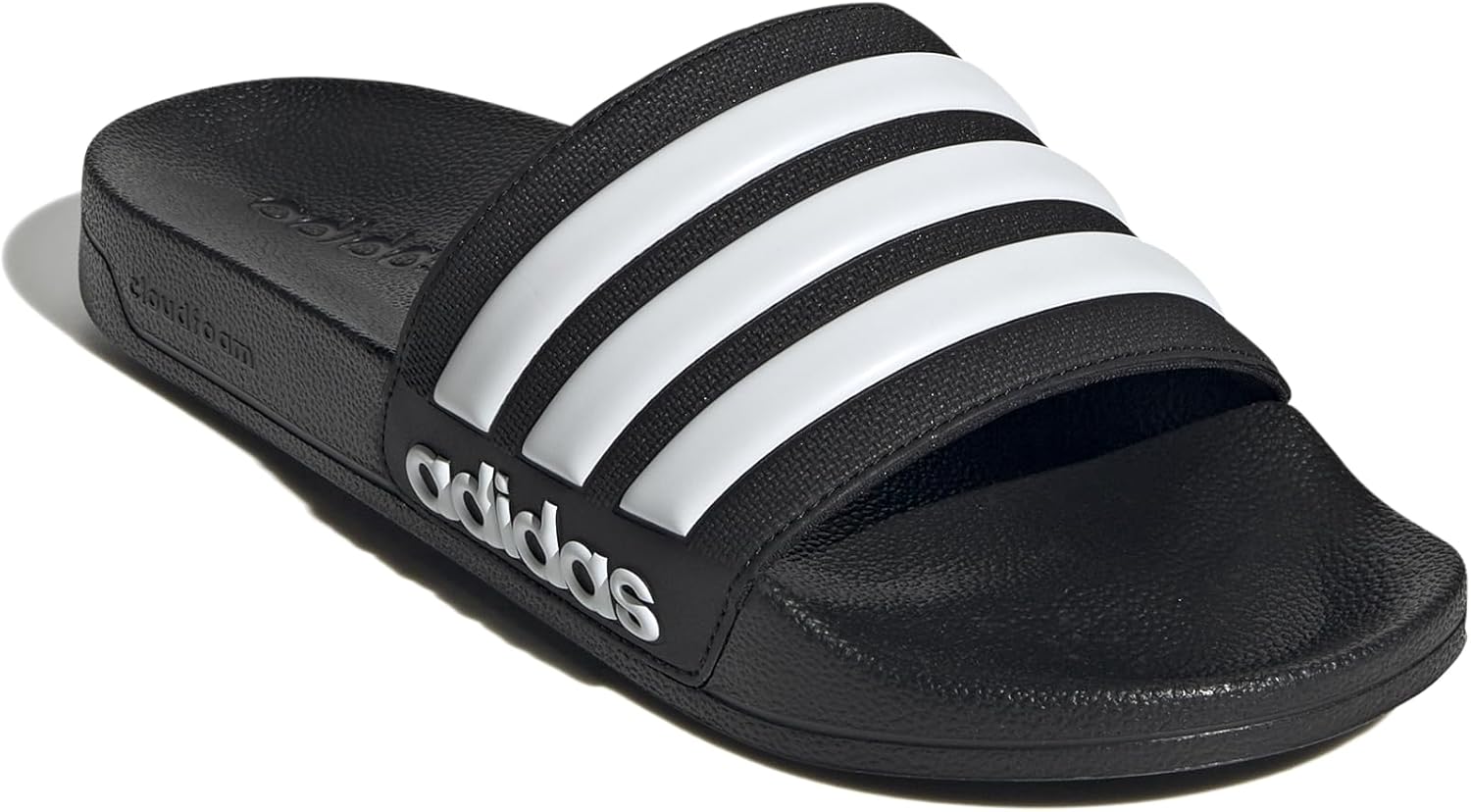 Сланцы для душа Adidas Adilette для взрослых унисекс, черно-белый — фото 2