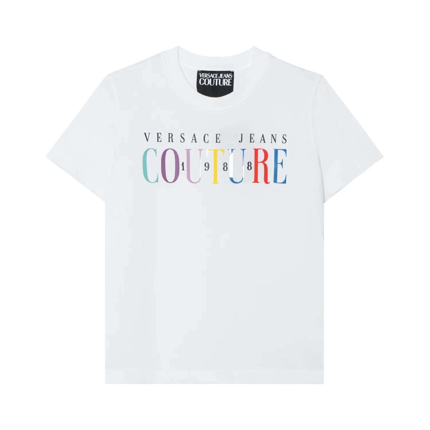 

VERSACE JEANS COUTURE Футболка SS22 женская белая, Белый, VERSACE JEANS COUTURE Футболка SS22 женская белая