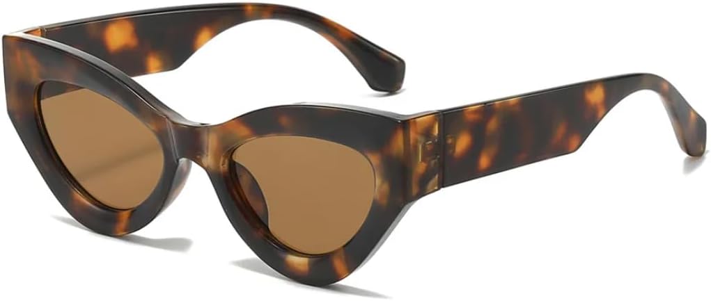 

Солнцезащитные очки с защитой от УФ-излучения UV400 | Оправа «кошачий глаз» | Линзы конфетных цветов для занятий спортом на открытом воздухе и вождения DSVIGF, Leopardtea