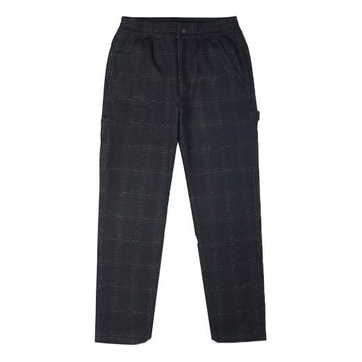 

Брюки wool carpenter pants plaid 'black' Converse, черный