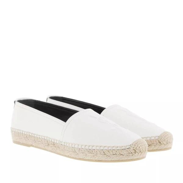

Эспадрильи monogram espadrille Saint Laurent, белый