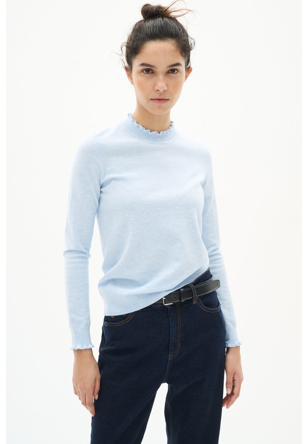 

Джемпер WILEYIW HIGH NECK InWear, светло-голубой