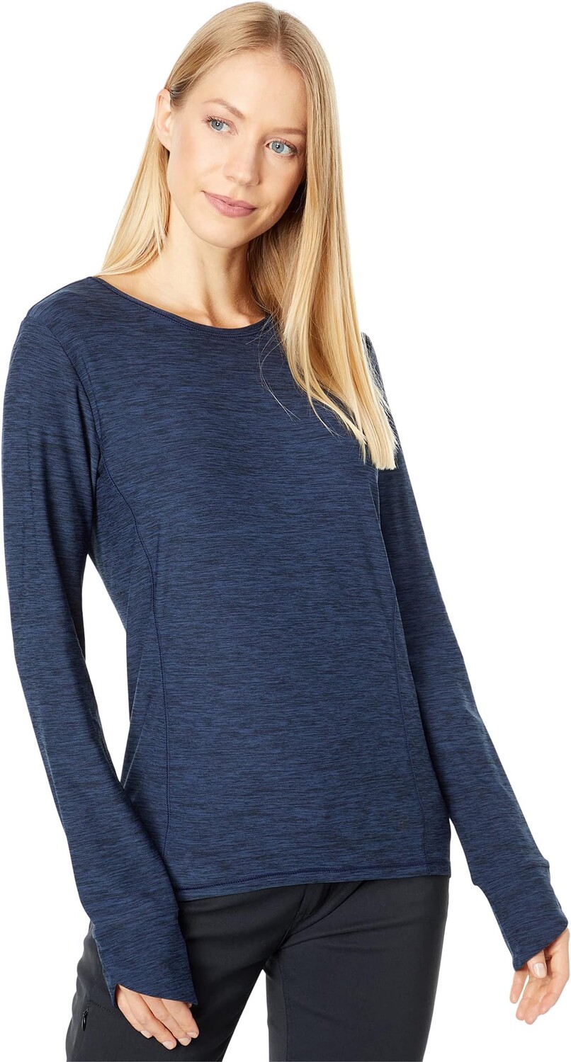 

Лонгслив Royal Robbins Tech Travel Long Sleeve, цвет Navy Heather