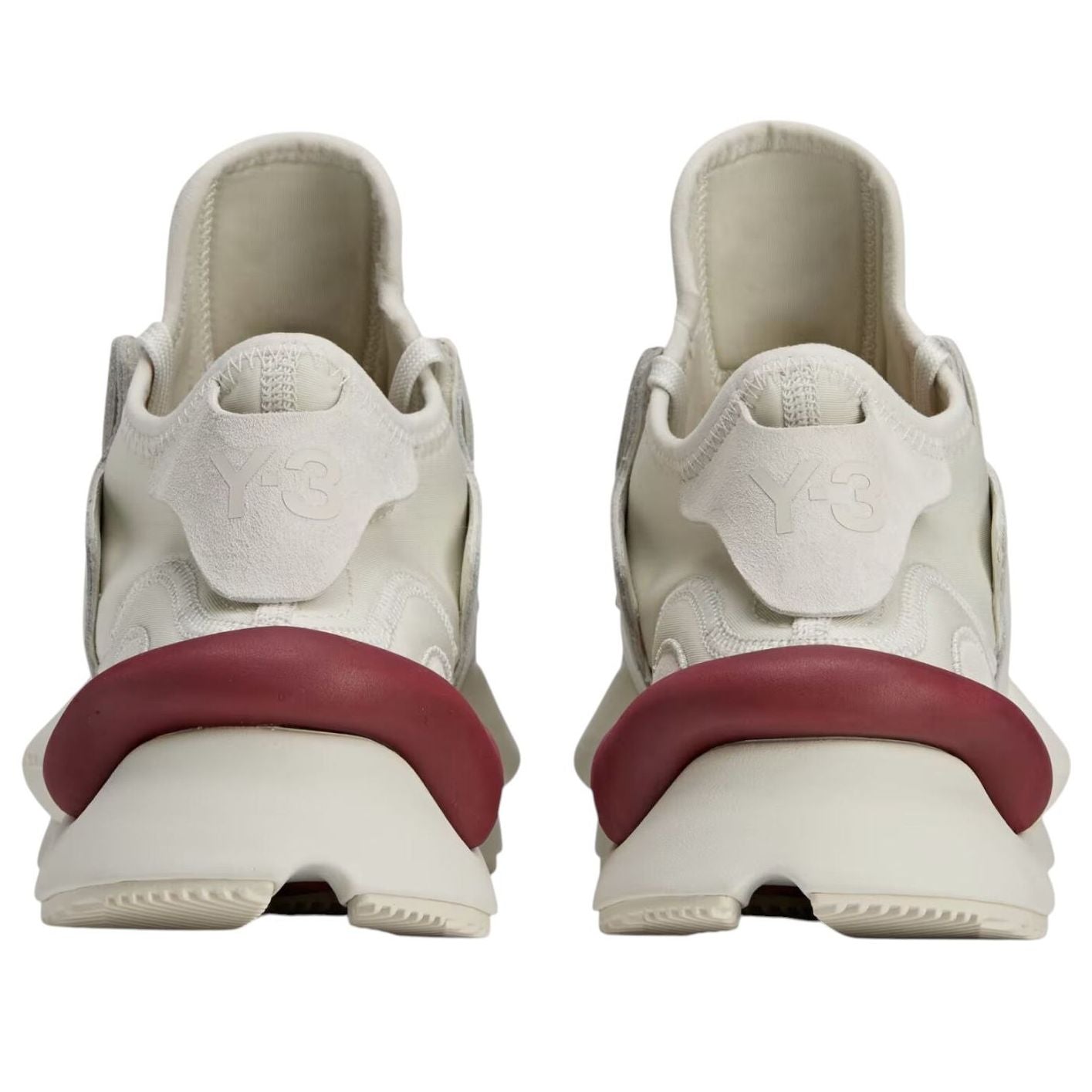 Adidas Y-3 KAIWA 'Beige Orbit Grey Collegiate Burgundy' — фото 4