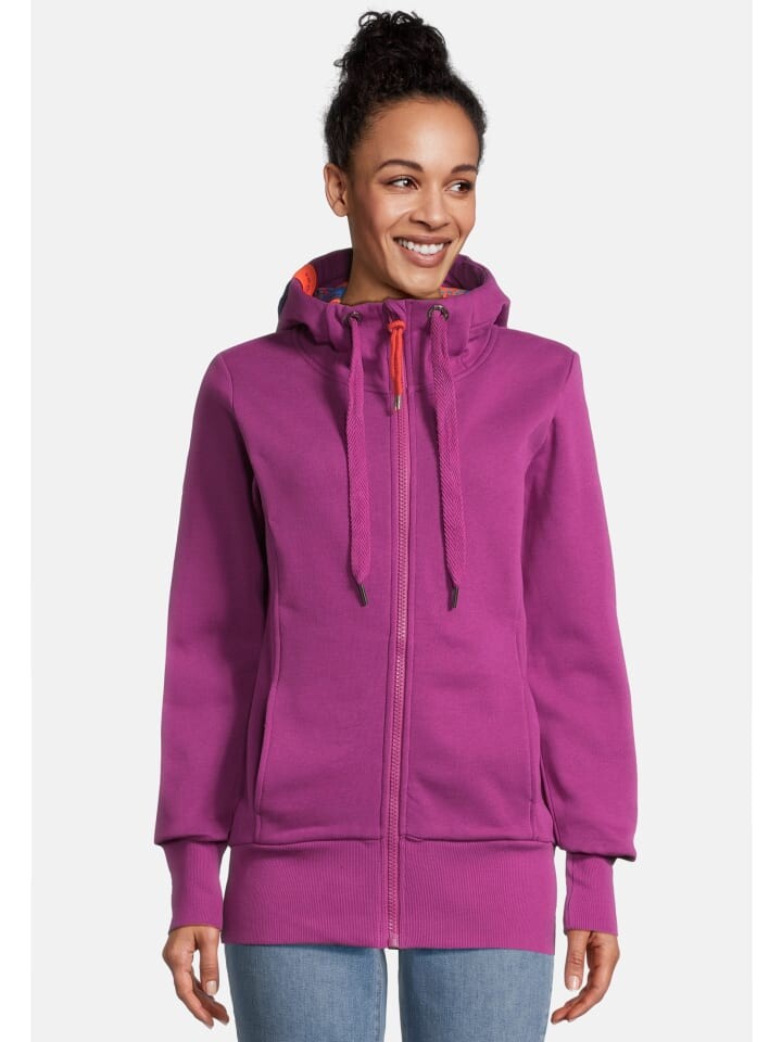 

Спортивная куртка Salzhaut Sweatjacke SCHANDARM, цвет Plum