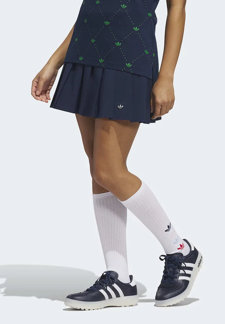Юбка-шорты плиссированная, Originals Adidas, индиго