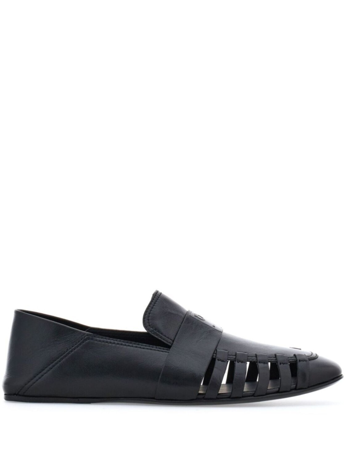 

Ferragamo лоферы с вырезами, черный