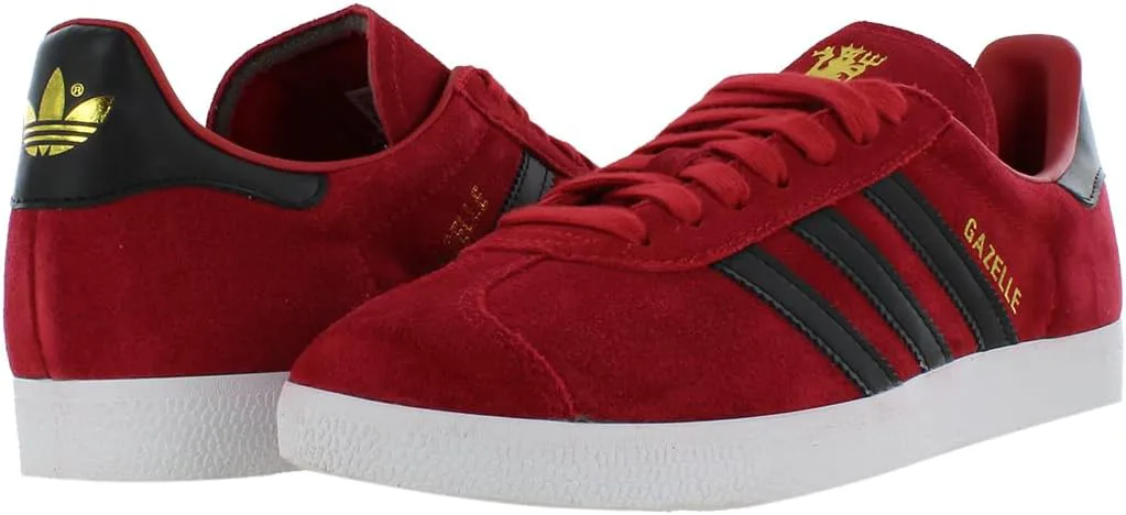 Мужские кроссовки Adidas Gazelle для зала, красный/черный — фото 3
