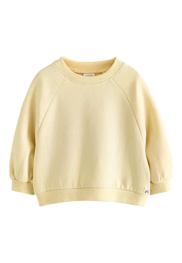 Толстовка стандартного кроя с круглым вырезом Next, Butter Yellow — фото 3