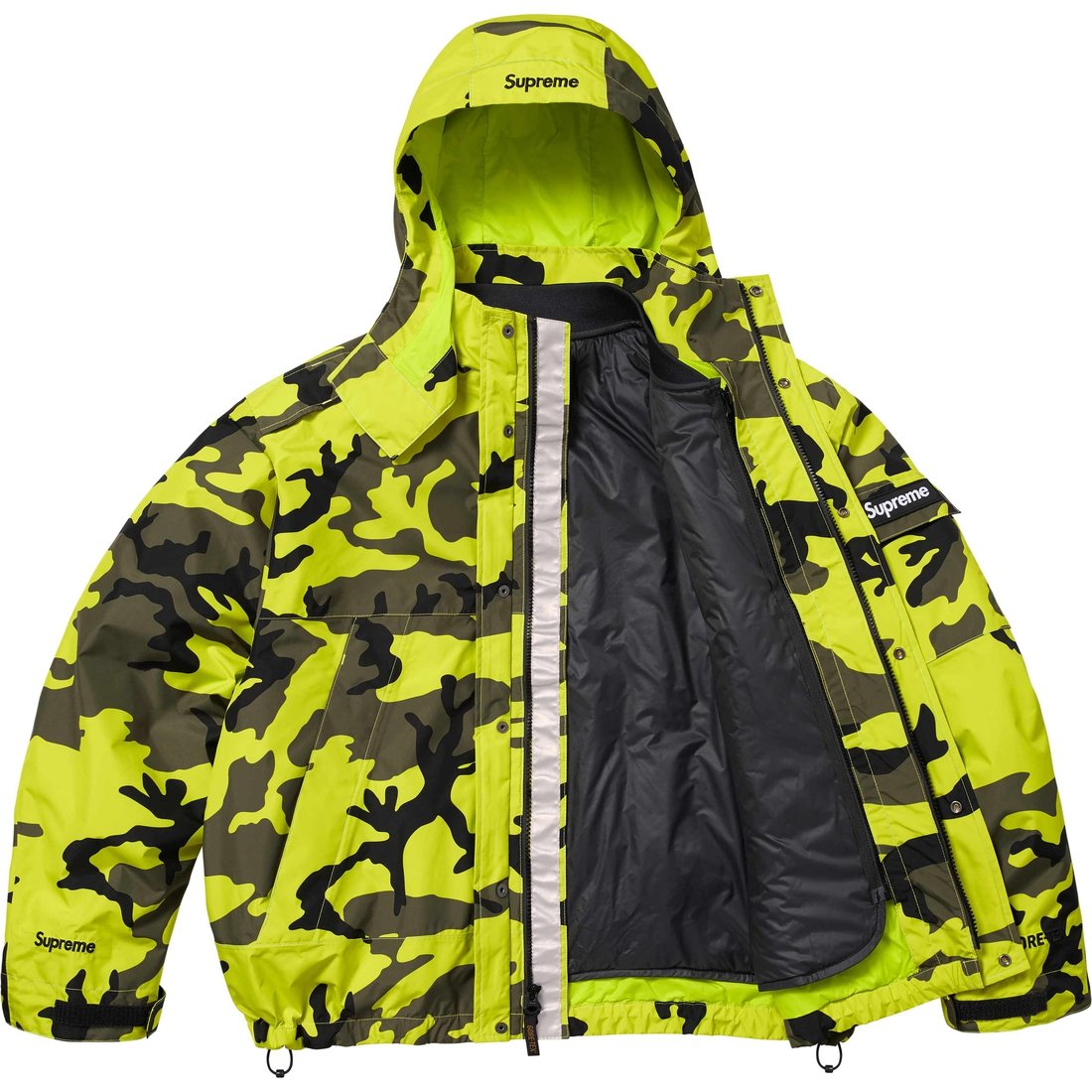 Supreme Двусторонняя куртка с мембраной GORE TEX и стёганой подкладкой, Marine Blue/Navy — фото 4