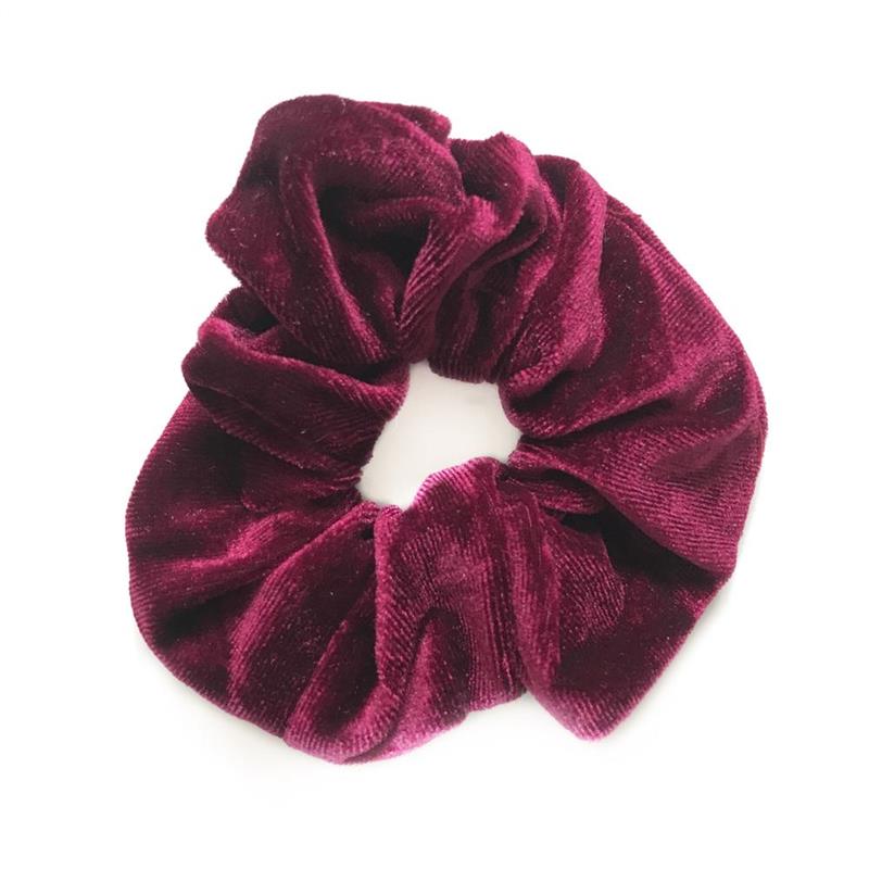 

Резинка для волос velour scrunchie Soho, burgundy, количество 1 шт.