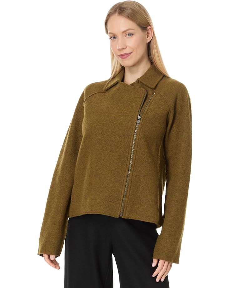 

Куртка Eileen Fisher Moto Jacket With Zip Front, цвет Goldleaf