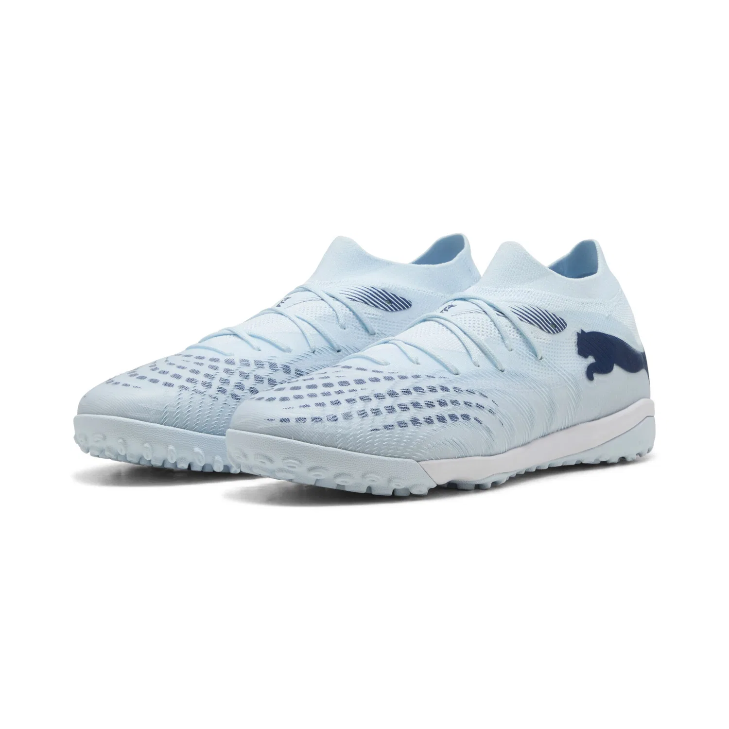 Футбольные бутсы 'Future 9 Match' Puma, Pastel Blue — фото 2