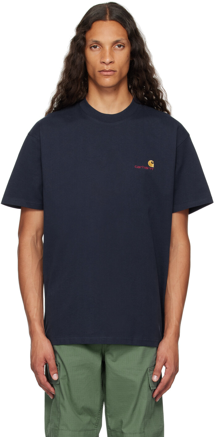 

Футболка с надписью Navy American Carhartt Work In Progress