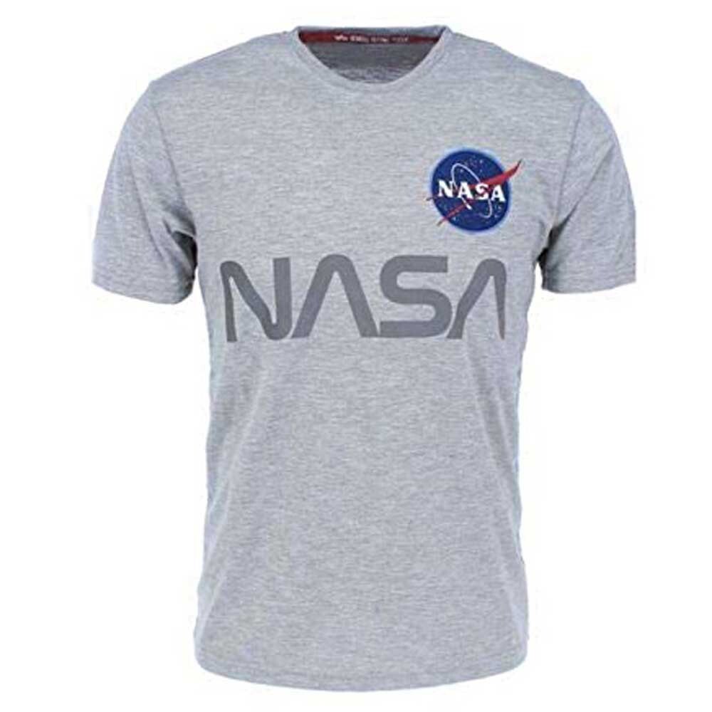 

Футболка Alpha Industries NASA Reflective, серый