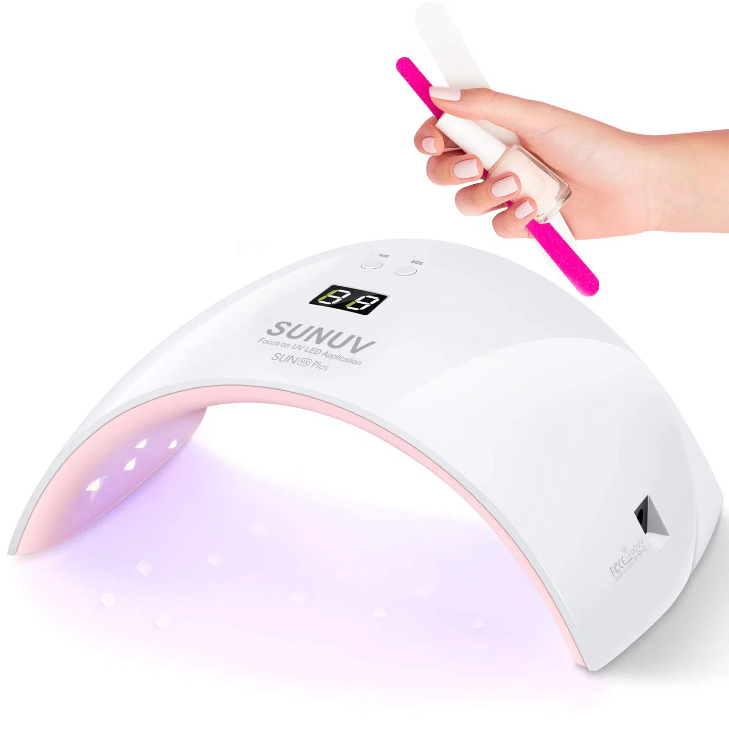 УФ/LED лампа для сушки гель-лака от SUNUV Sunuv, White