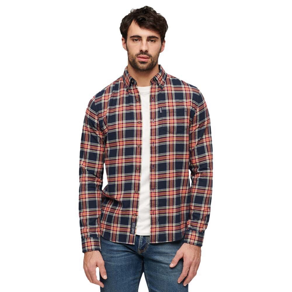 

Рубашка с длинным рукавом Superdry Vintage Check, оранжевый