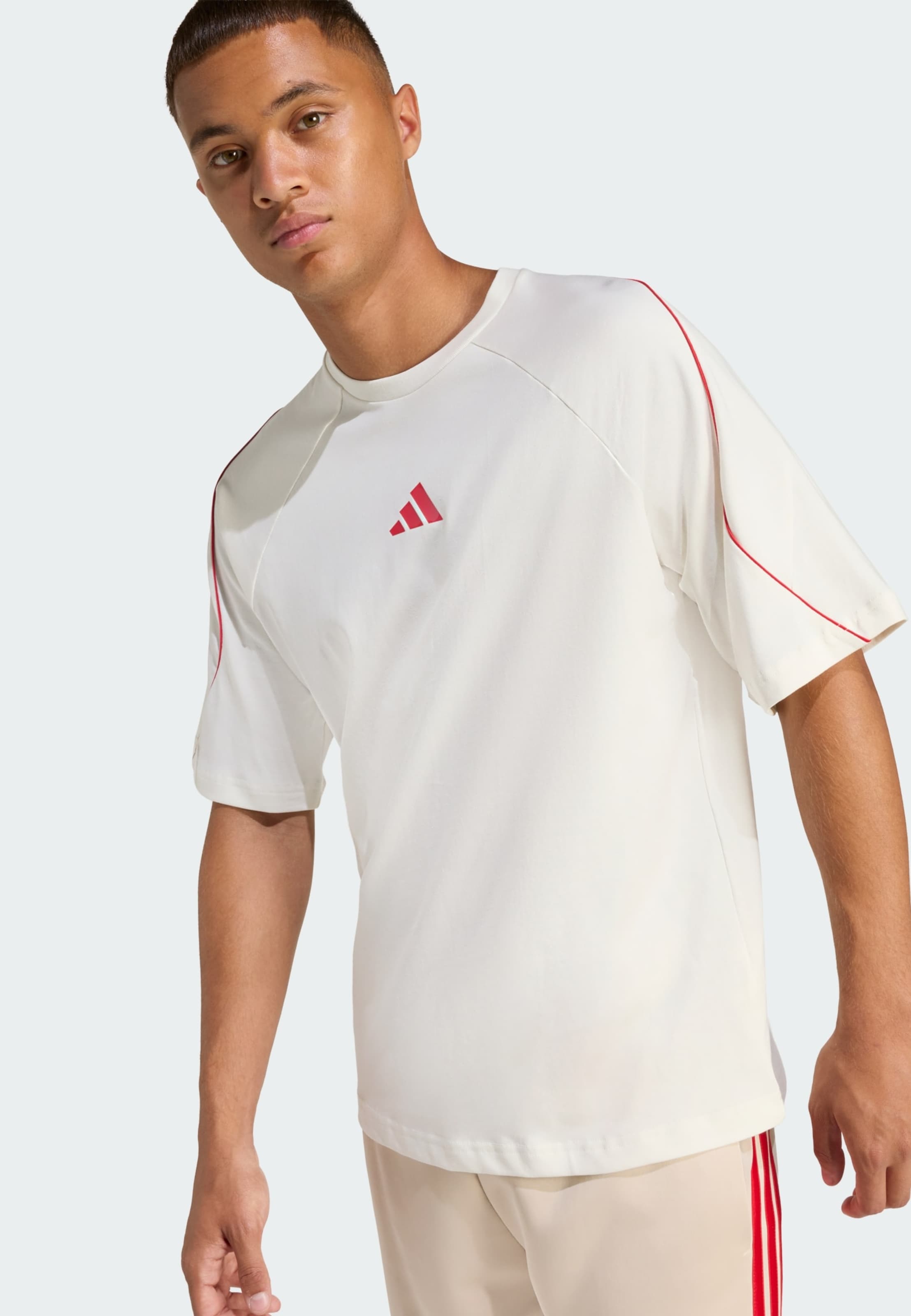 Adidas Sportswear Футболка Performance 'Stadium' в белом цвете — фото 4