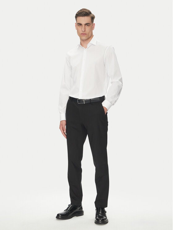 Рубашка обычного кроя Essential LV019EU001 Calvin Klein, белый — фото 2