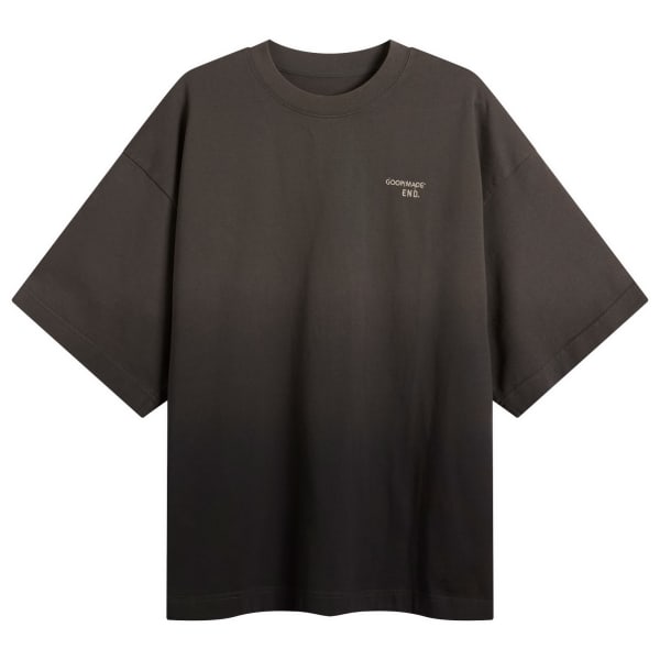 

End Футболка с изображением мудреца Goopimade, washed черный