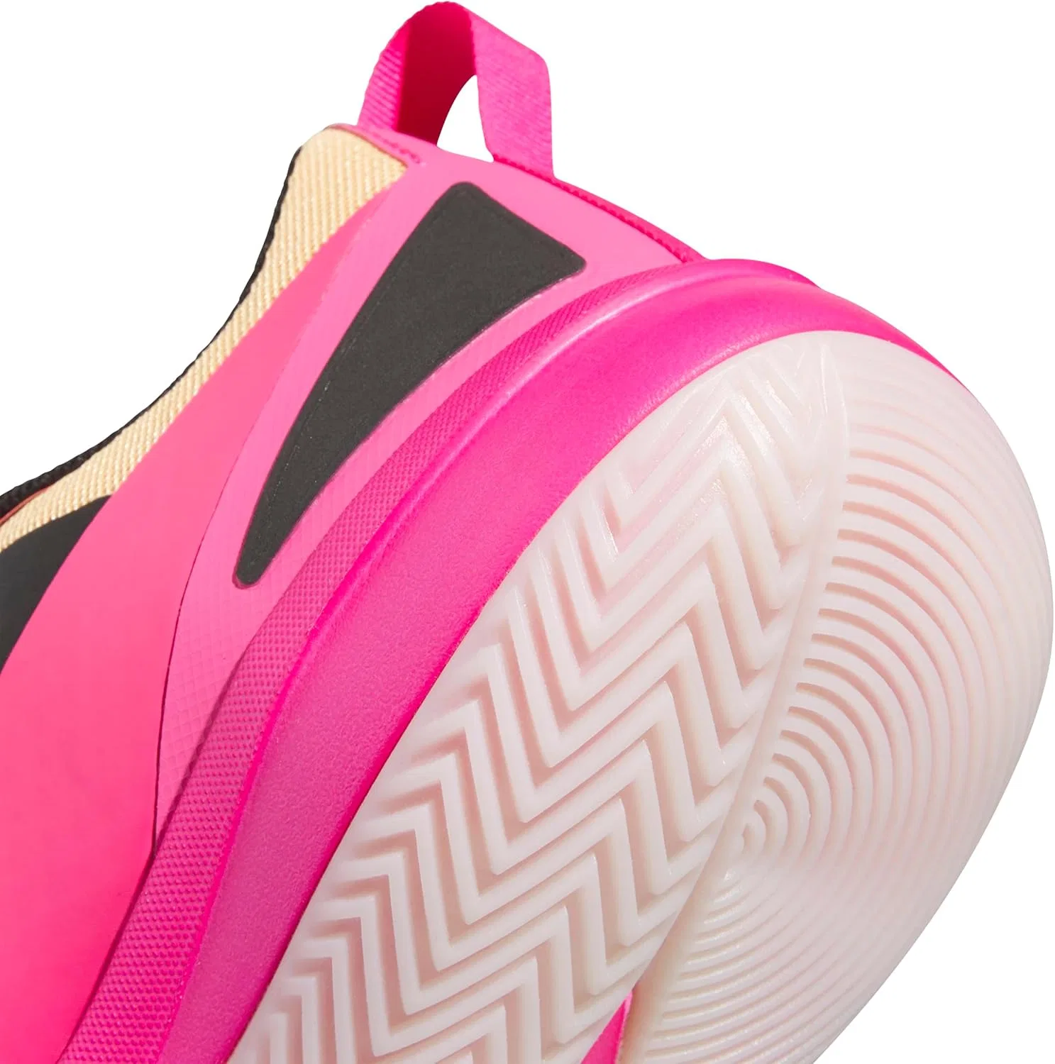 Кроссовки Adidas унисекс Front Court, Hazy Orange Core Black Shock Pink — фото 4