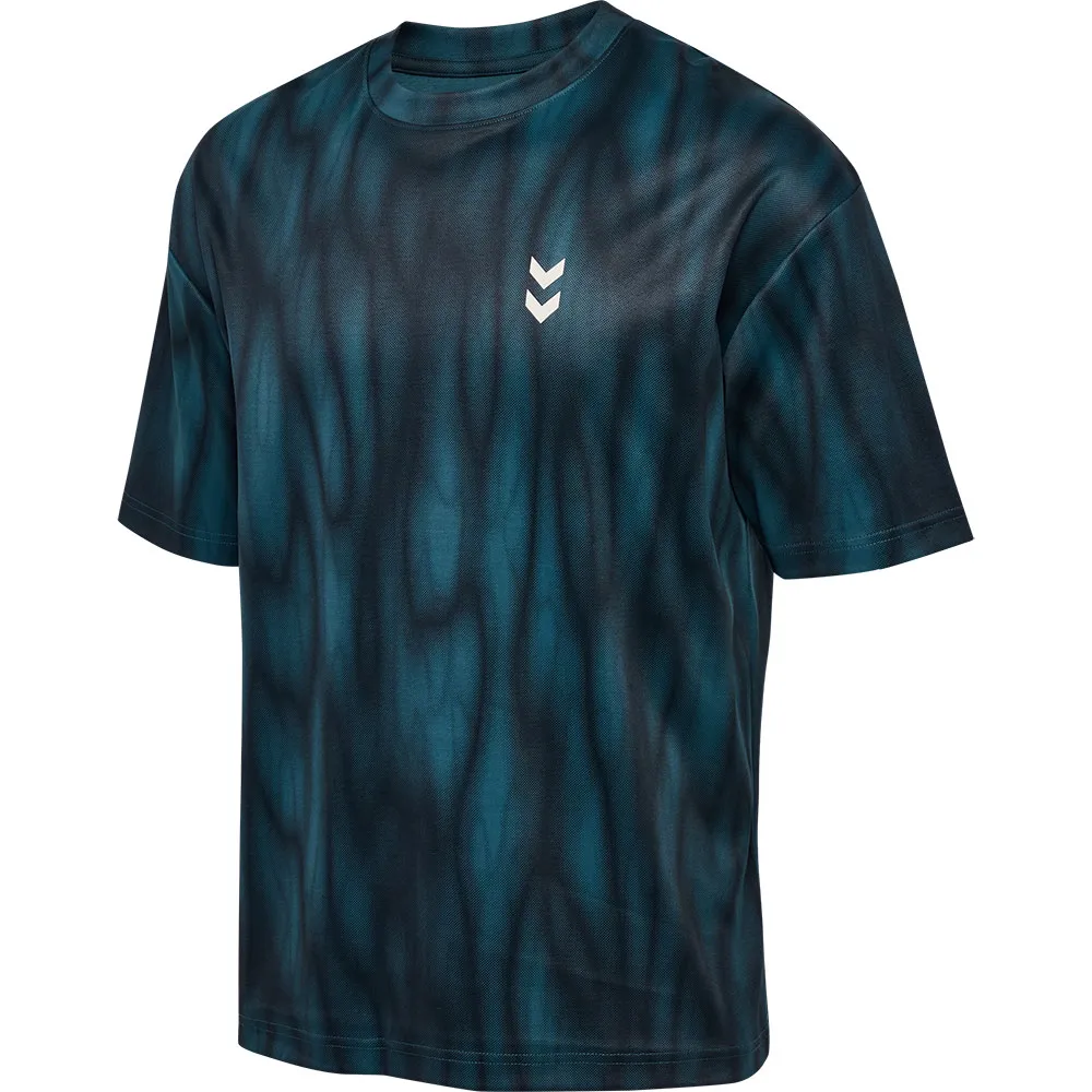 

Футболка с коротким рукавом Hummel Hiit AOP Loose, синий