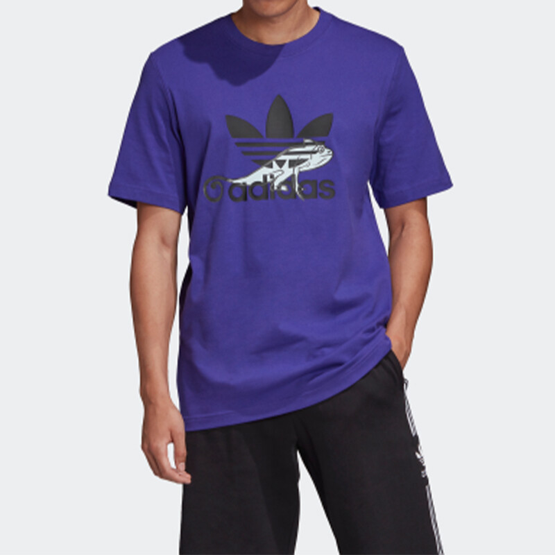 Футболка PT3 мужская фиолетовая Adidas Originals, фиолетовый — фото 4