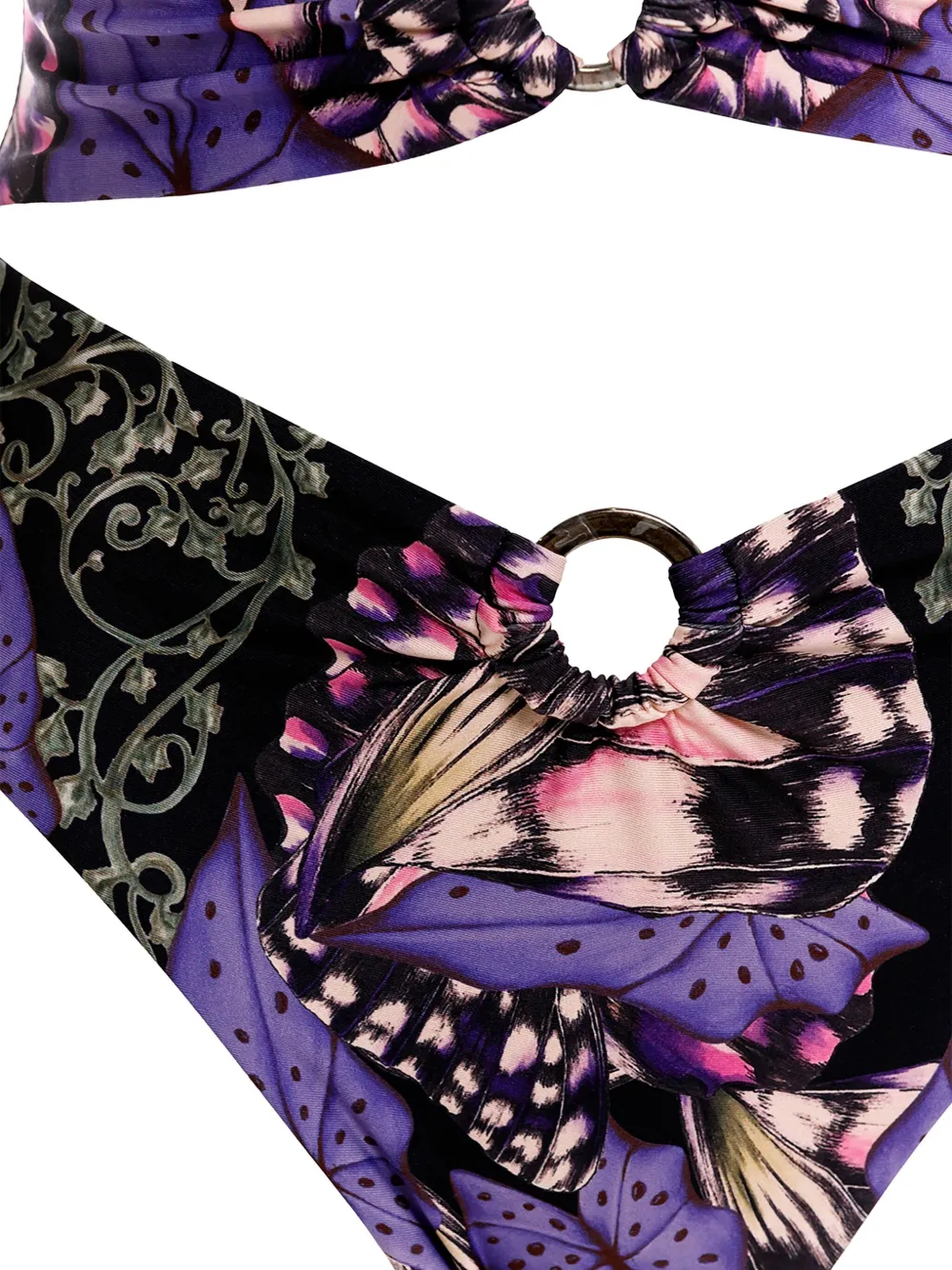 

Купальник Conga с принтом Agua Bendita, фиолетовый