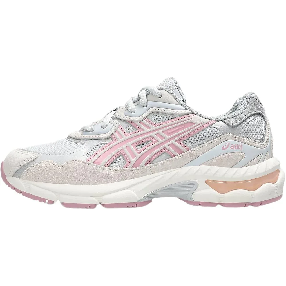 ASICS Детские кроссовки для бега GEL NYC Breathable Support Low top серо-розовые унисекс