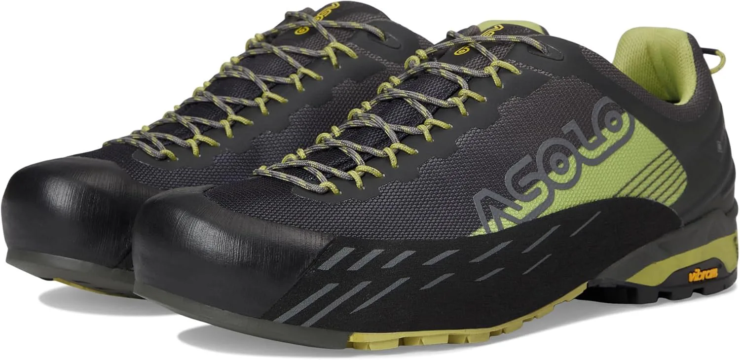 

Мужские походные ботинки ASOLO ELDO GV - легкие бесшовные водонепроницаемые низкие подходные ботинки с подошвой Vibram для походов и треккинга, зеленый/серый