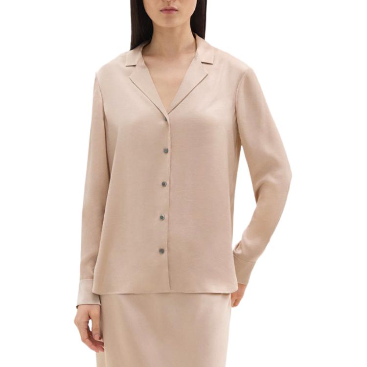 

THEORY Рубашка Shirts Women's Soft Gold