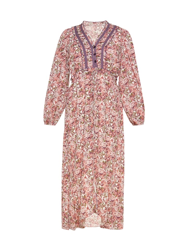 

Usha Женское платье коричневого многоцветного цвета