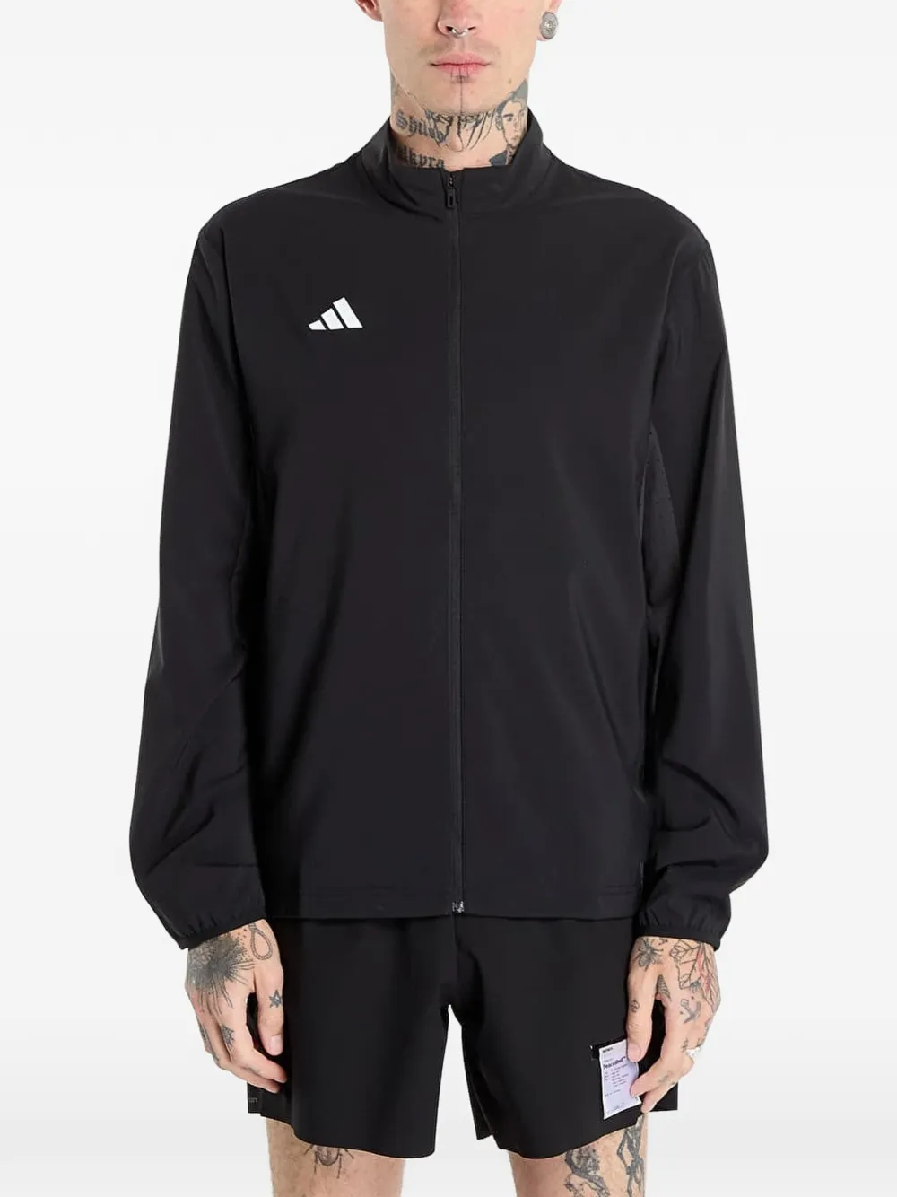 Беговая куртка Adizero Essentials Adidas, черный — фото 3