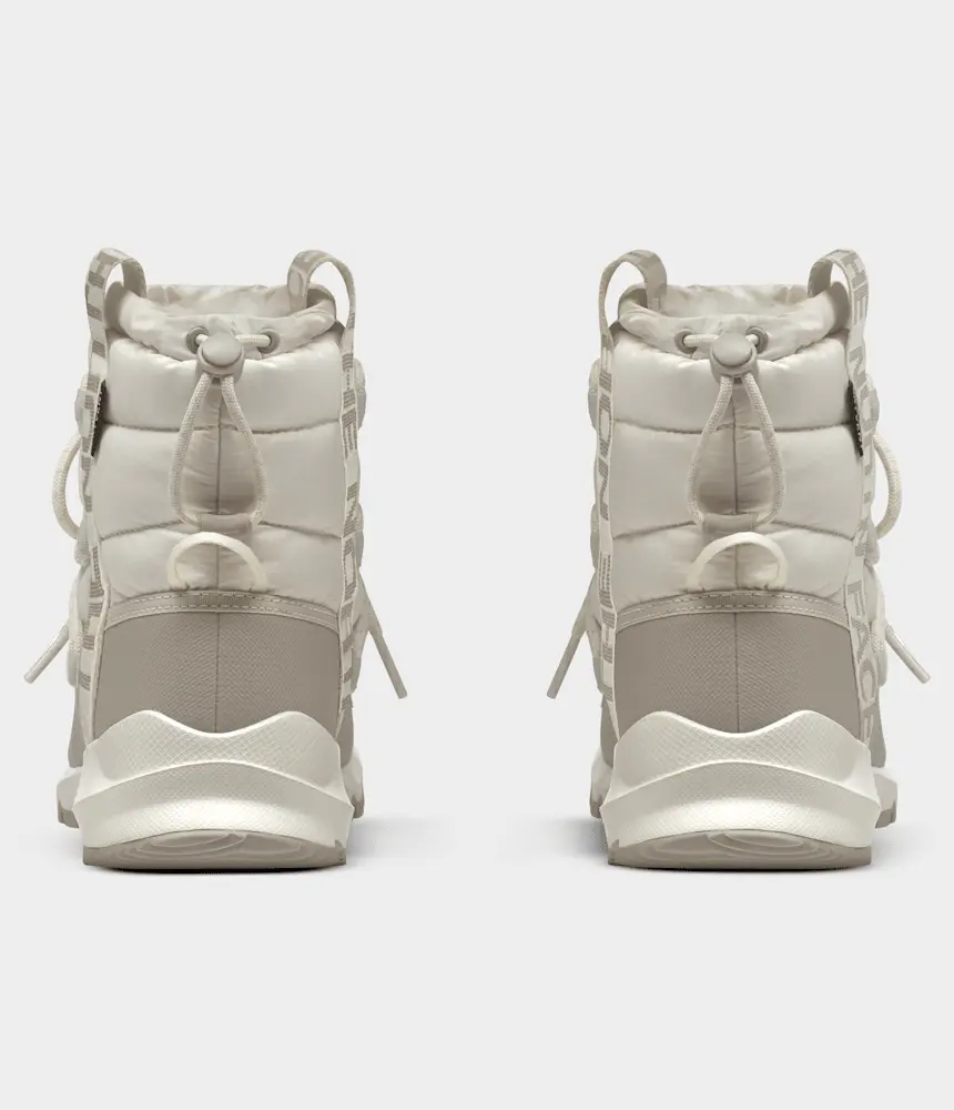 Женские водонепроницаемые ботинки THERMOBALL со шнуровкой The North Face, Gardenia White/Silver Grey — фото 3