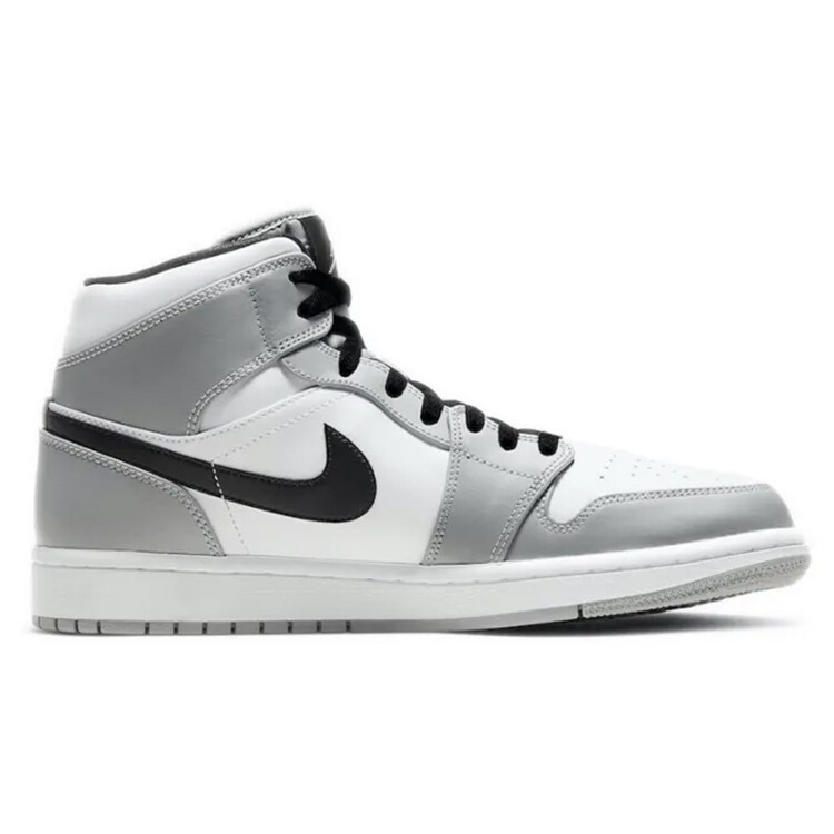 

Кроссовки Air Jordan 1 Vintage Basketball Shoes Men Mid-top Grey/white, серый