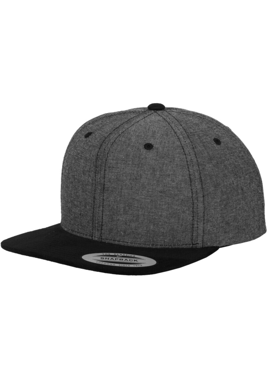 

Бейсболка Flexfit Cap Chambray-Suede, базальтовый серый