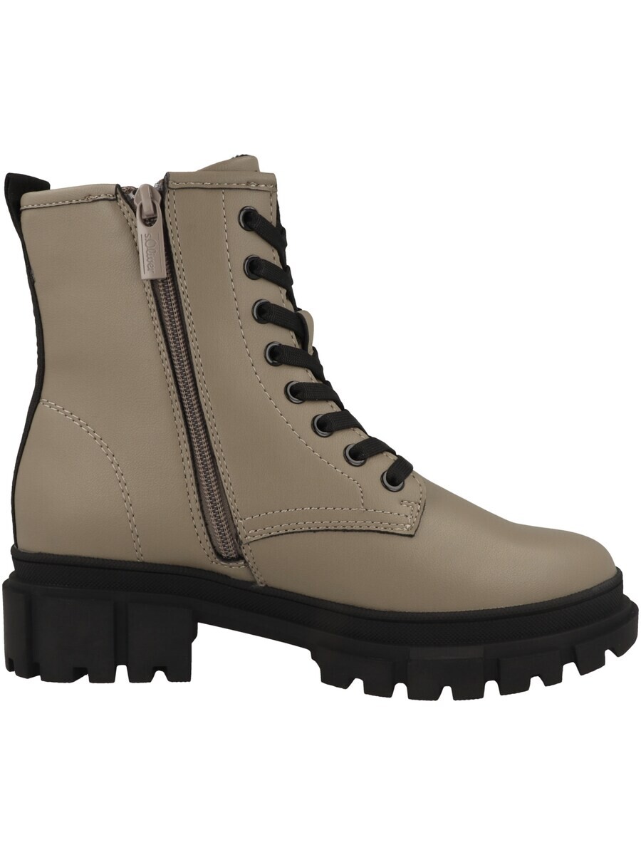 Ботильоны на шнуровке s.Oliver Lace-Up Ankle Boots, бежевый — фото 3