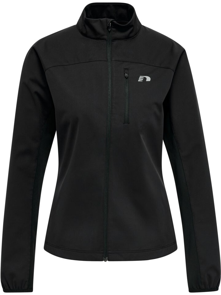 

Спортивная куртка Newline Reflektierend Logo Women Core Laufen Damen, черный