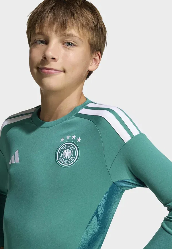 Футболка вратарская Германия 26 home long sleeve Adidas Performance, активный зеленый — фото 4