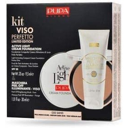 

Pupa Active Light Cream Foundation SPF20 Оттенок 050 Песок 9,5мл Комплект Pupa Milano