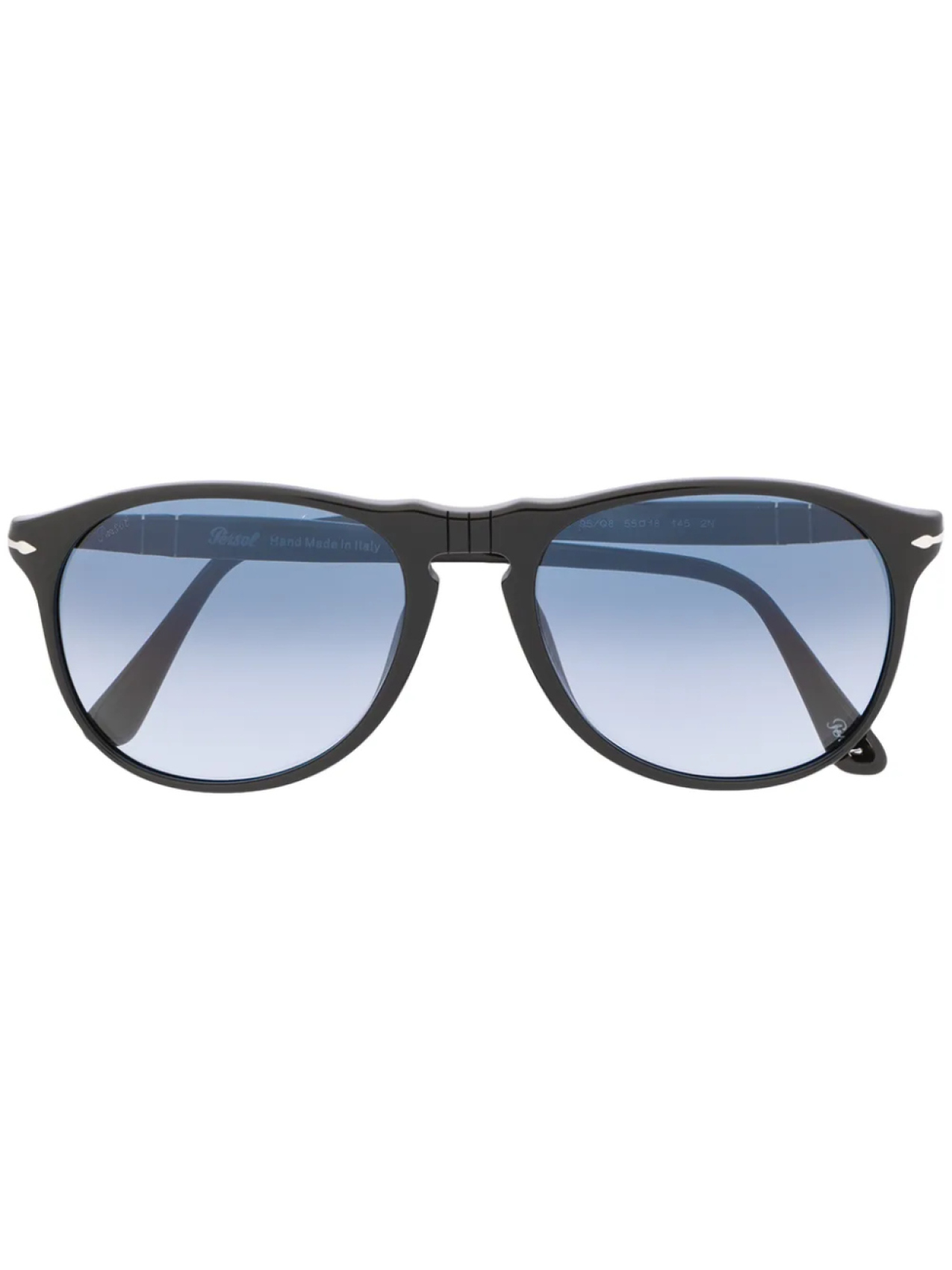

Persol солнцезащитные очки в круглой оправе, черный