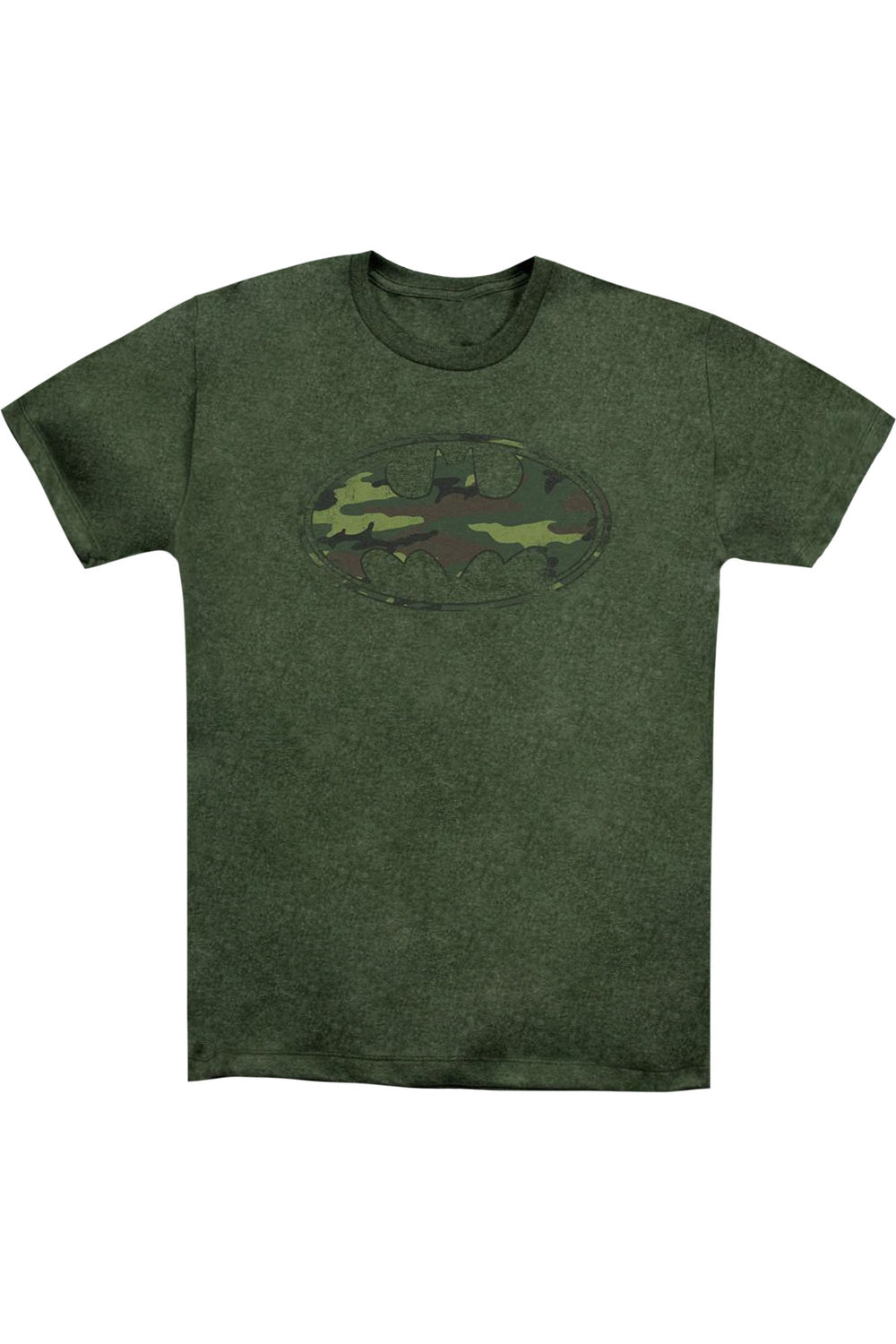 

Футболка Batman Distressed Camo Shield для взрослых Heather Gildan, хаки