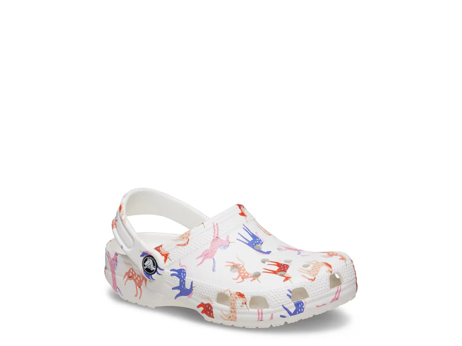 

Сандалии Character Print Classic Clog Crocs, белый