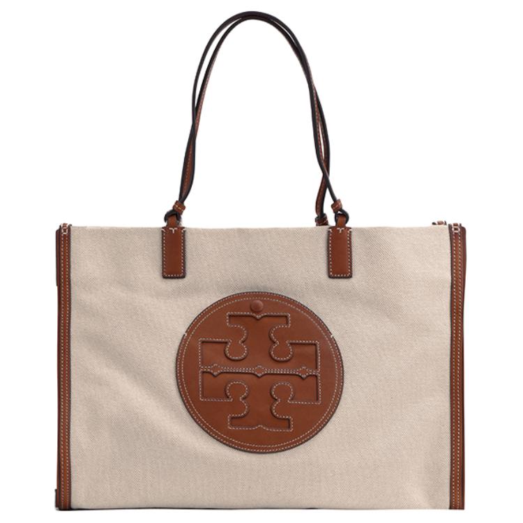 

Сумка-шоппер Ella Canvas With Leather от TORY BURCH Классическая оригинальная коричневая