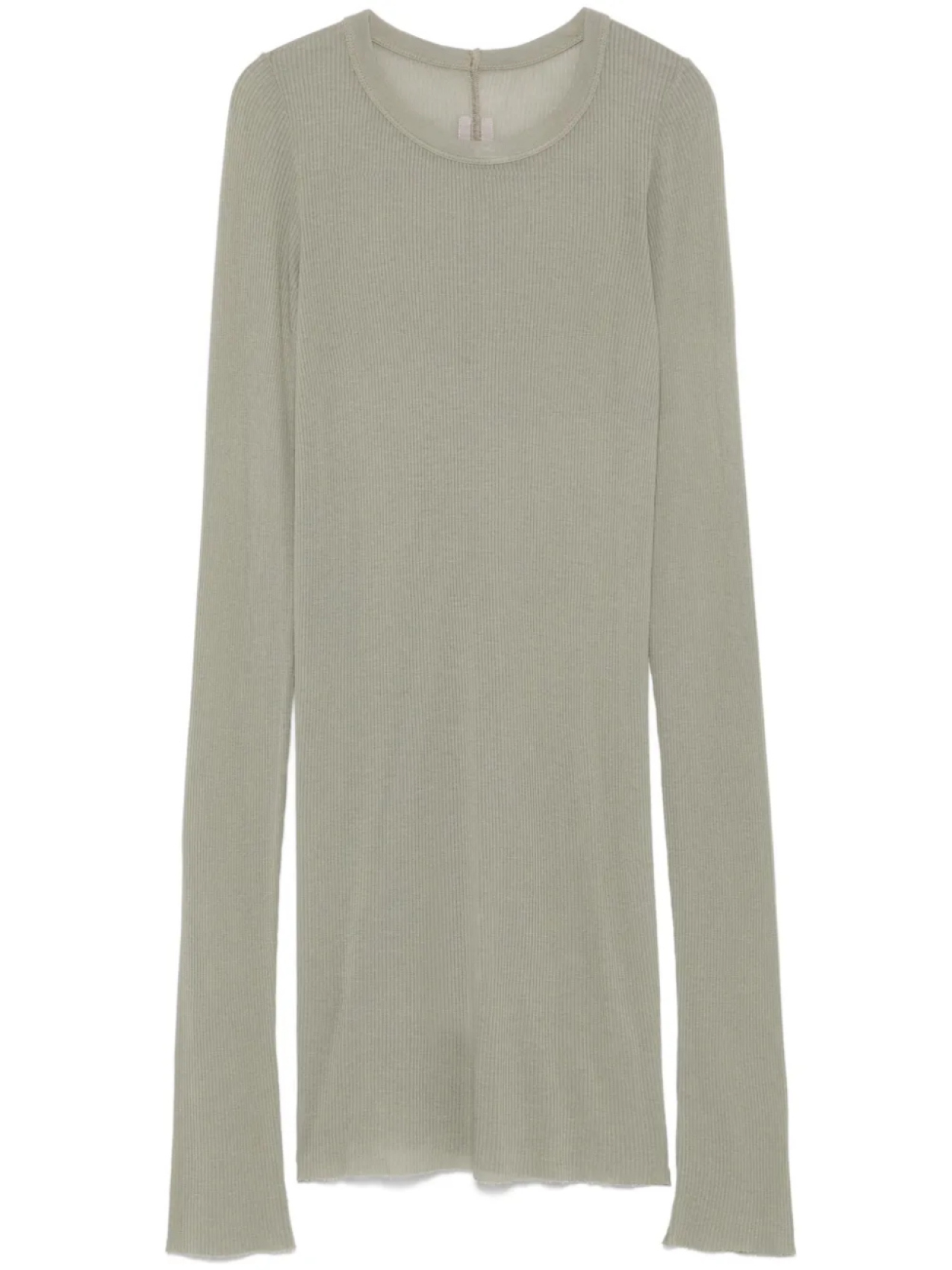 

Футболка Рика Оуэнса Rib LS Rick Owens, зеленый