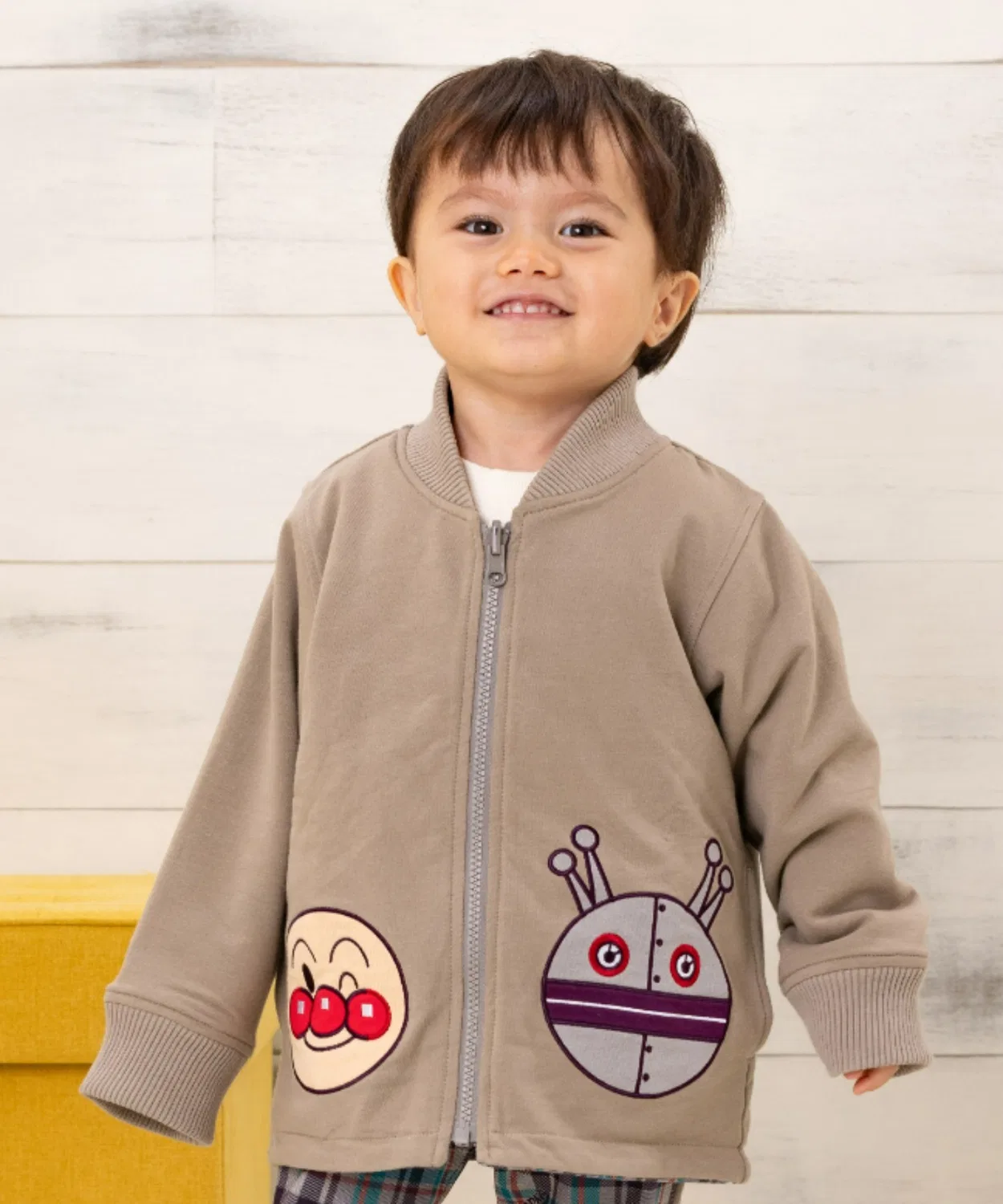 Детская куртка Anpanman Kids Collection двусторонняя, хлопок, тёмно-синий — фото 2