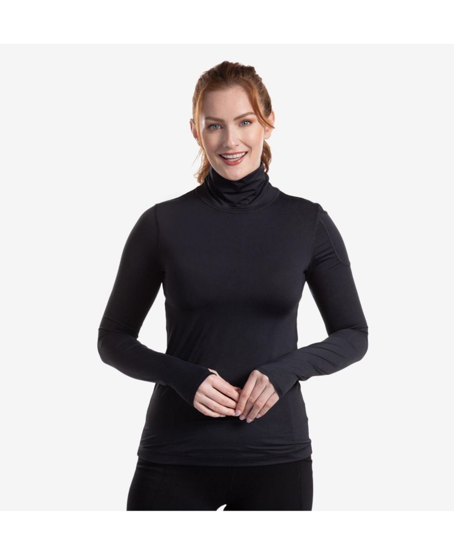 

Женская водолазка с защитой от солнца UPF 50+ BloqUV, Black