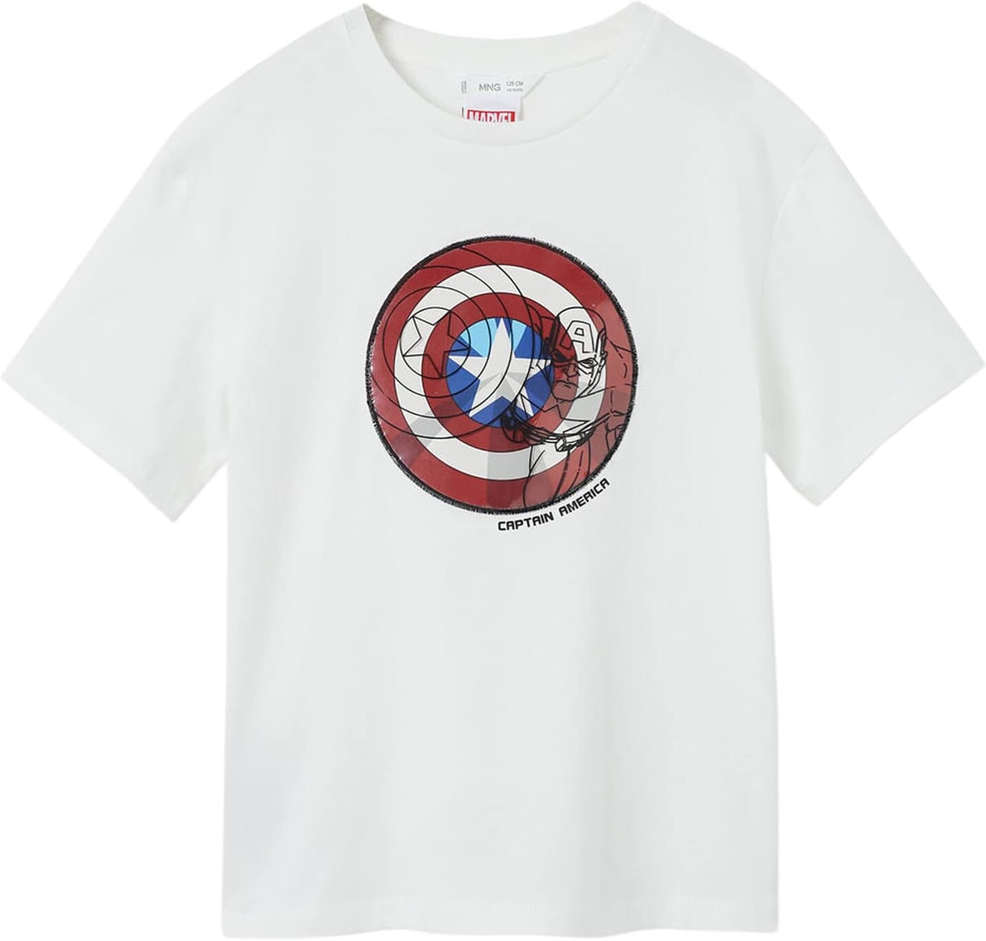 

Футболка Mango T-Shirt America, цвет Off-White