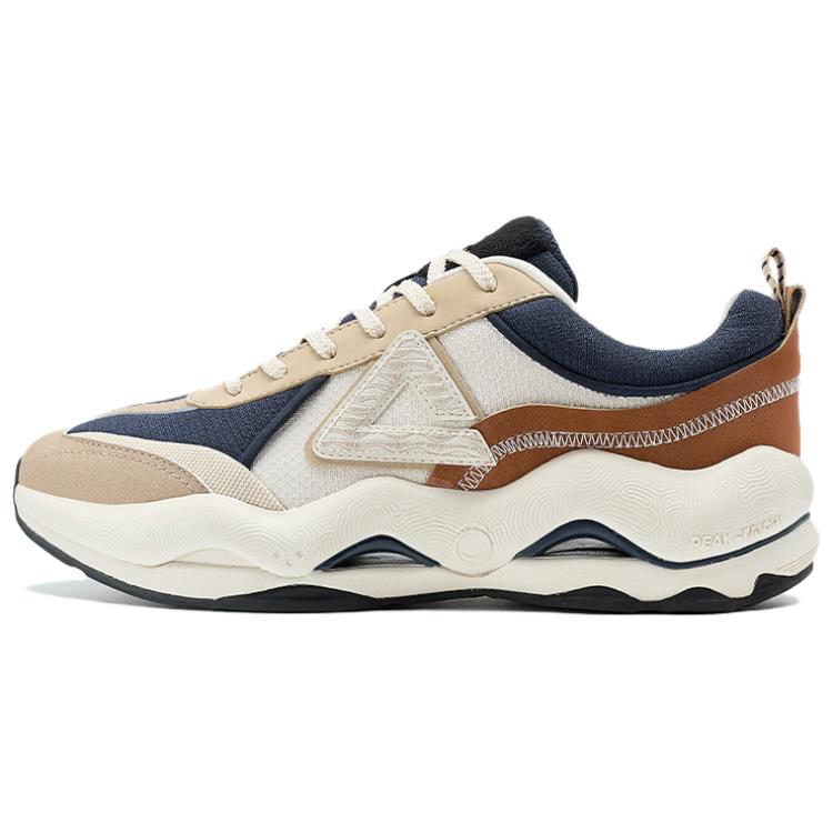 

PEAK Кроссовки Sports Life Collection Non slip Lightweight Low Top Casual Shoes Men's Beige Brown Blue